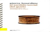 Bourdieu Pierre El Sentido Social Del Gusto Elementos Para Una Sociologia de La Cultura