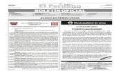 Diario Oficial El Peruano, Edición 9276. 21 de marzo de 2016