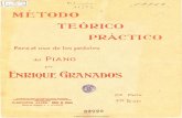 Granados, E. - Método Teórico Práctico Para El Uso de Los Pedales Del Piano
