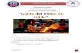 Caida del precio del cobre en Chile