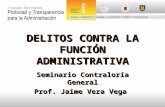 Delitos Contra La Administración - Jaime Vera