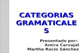 CATEGORIA GRAMATICALES