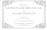 Messiaen - Tecnica de Mi Lenguaje Traducido