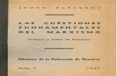 Plejanov, Las Cuestiones Fundamentales Del Marxismo (1907), Prefacio y Notas de Riazanov