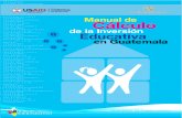 Manual de cálculo de la inversión educativa en Guatemala