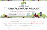 Regulación para organismos operadores de agua en municipios de Jalisco