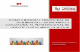 Primer Informe Trimestral - Seguimiento PNDH 2014-2016