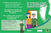 Tarjeta sobre Violencia Sexual para Policías