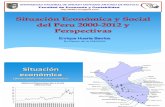 Desarrollo Económico del Peru 2000-2012 y perspectiva
