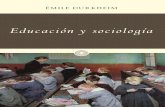 Educacion y Sociologia- DURKHEIM 1ER CAP