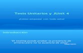 Tests Unitarios y JUnit 4