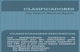 Clasificadores - Tipos de Hidrociclon