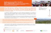 Estudio de caso 2 - Subcuencas Río Inalí y Río Tapacalí: Unidades territoriales ideales para conducir procesos de Adaptación al Cambio Climático, Reducción de Riesgos de Desastres