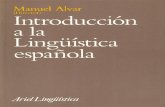 Introducción a La Lingüística Española