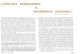[1966] André Gunder Frank. Servicios Extranjeros o Desarrollo Nacional (Comercio Exterior, vol. 6, n° 2, Febrero, pp. 105-107)
