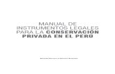 Manual de Instrumentos Legales Para La Conservacion Ambiental Privada