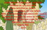 HOJITA EVANGELIO DOMINGO DE RESURRECCIÓN CICLO A COLOR