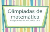 Olimpiada Matemática Mayo