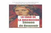 La edad de la discreción - Simone de Beauvoir _