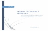 Ejercicio práctico para las oposiciones de enseñanza secundaria de lengua castellana y literatura
