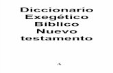 Diccionario Exegético Bíblico Nuevo testamento