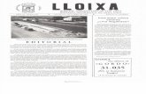 LLOIXA. Número 28, octubre 1983. Butlletí informatiu de Sant Joan. Boletín informativo de Sant Joan. Autor: Asociación Cultural Lloixa