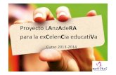 Presentación a las familias del Proyecto Lanzadera