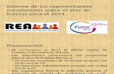 Informe REA+FEPUC: Alza de boletas para el 2014