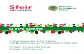 Programa Presidencial - Alfredo Sfeir - 2014-2018