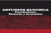 Planificación, Historia y Gramática Quechua
