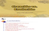 Creacion vs Evolucion Introduccion