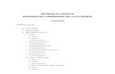 SÍNTESIS FILOSÓFICA -PRINCIPALES CORRIENTES DE LA FILOSOFÍA