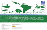 Informe de resultados – Proyecto Políticas Climáticas 2012: Preparando estrategias climáticas