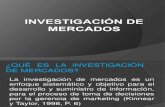 1.1 PRESENTACION INVESTIGACIÓN DE MERCADOS