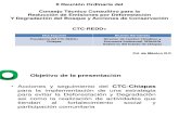 Acciones y seguimiento del CTC-Chiapas