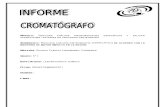 Informe Del Cromatografo de Gases
