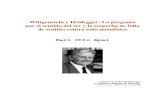 Apel Karl Otto - Wittgenstein Y Heidegger La Pregunta Por El Sentido Del Ser