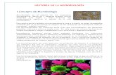 Historia de Microbiologia y Microscopio