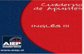 Cuaderno de Apuntes Inglés III 2013-1