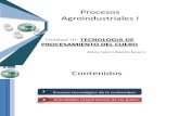 Unidad III Procesos Agroindustriales i Tema 2 Procesos Tec Curtiembre