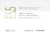 Diseño Curricular Matematica 5° Buenos Aires