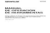 Manual de Operación de Herramientas CATERPILLAR