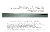 Scotia-glenville Budget Presentation