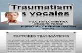 Traumatismos Vocales CLASE
