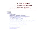 Werner Keller - Y La Biblia Tenia Razon