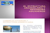 III. 3.2 Estructura Arancelaria y Regimenes Aduaneros
