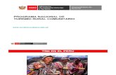 Programa Nacional de Turismo Comunitario - Perú