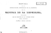 "Detall" (sic) de las operaciones en defensa de la Capital de la República. Santa Anna
