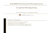Fina Capital Budgeting