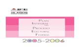 PIPEF2005-2006 ife, proceso electoral 2005 2006